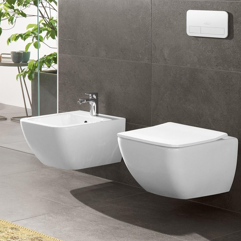 Vas wc suspendat Venticello +capac soft close slim Villeroy & Boch