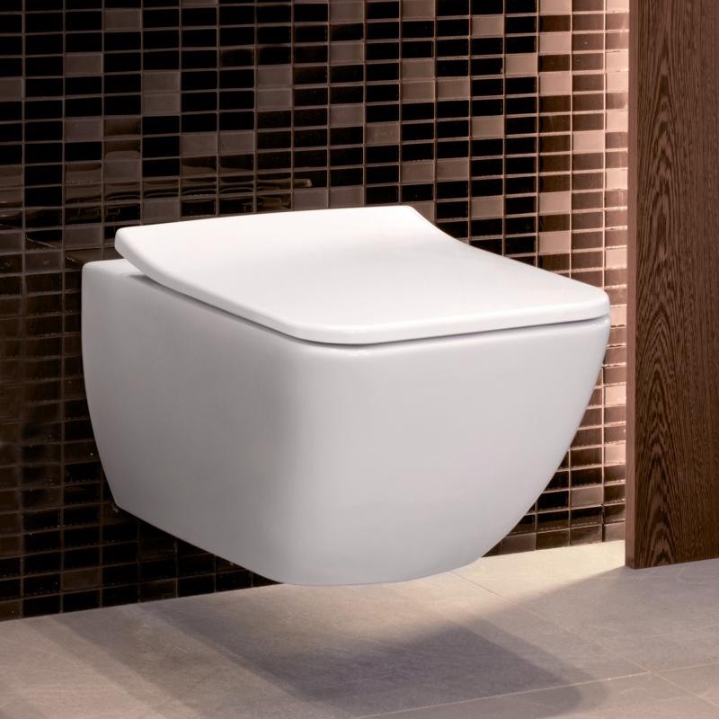 Vas wc suspendat Venticello +capac soft close slim Villeroy & Boch
