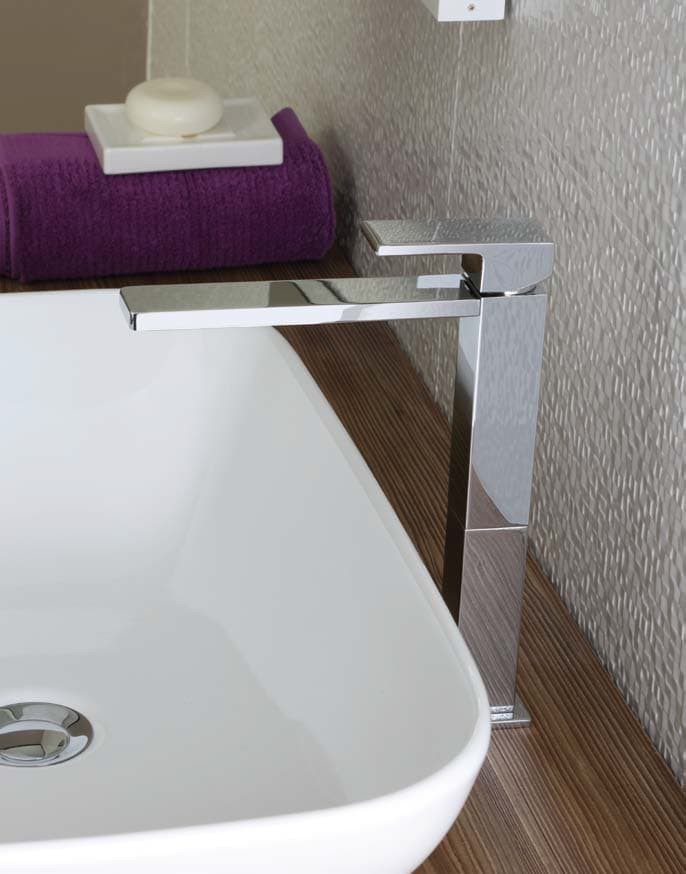 Baterie lavoar inalta Tetris  crom Bugnatese Italia