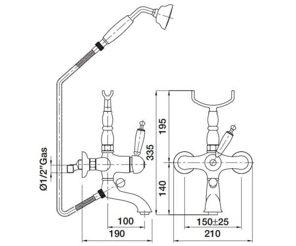 Baterie cada Oxford crom Bugnatese Italia