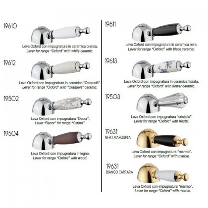 Baterie lavoar Oxford crom Bugnatese Italia