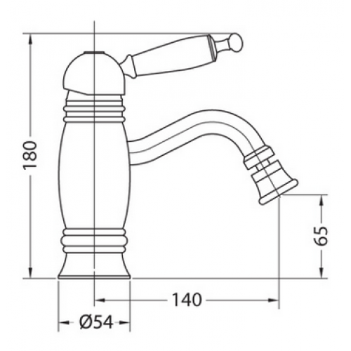 Baterie bideu Oxford crom Bugnatese Italia