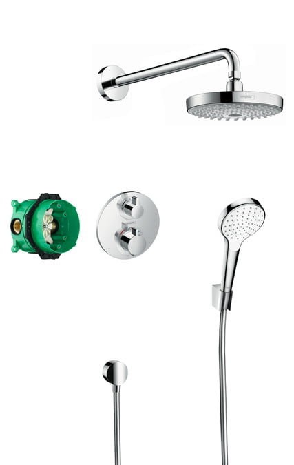 Set dus termostatic incastrat Select S ecostat s Hansgrohe