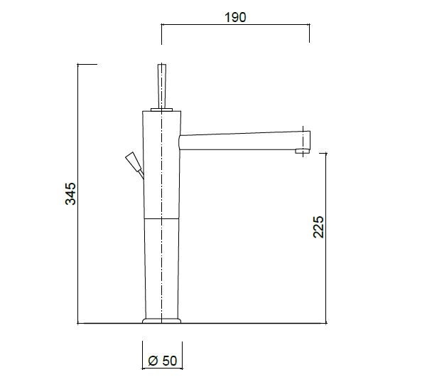 Baterie lavoar Quarck crom Giulini Italia