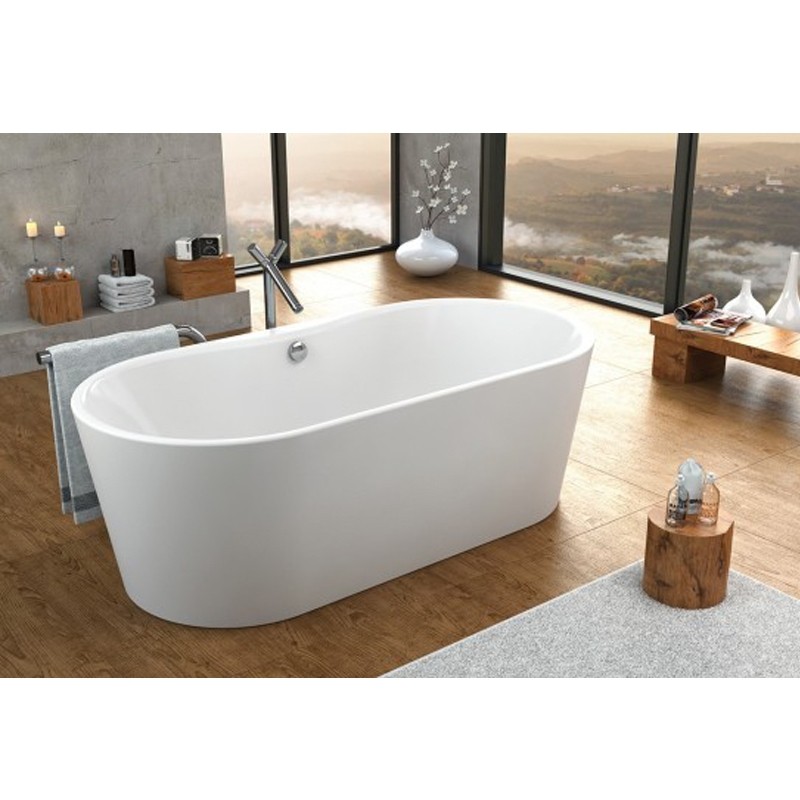 Cada  freestanding acryl   185/90 Comodo alb lucios  Kolpasan Slovenia