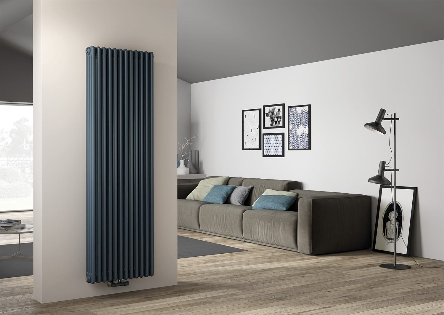 Calorifer Decorativ IRSAP Tesi 4 2000x450 Alb  Italia