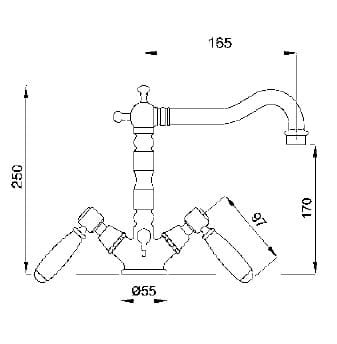Baterie lavoar Revival Uni Bugnatese Italia