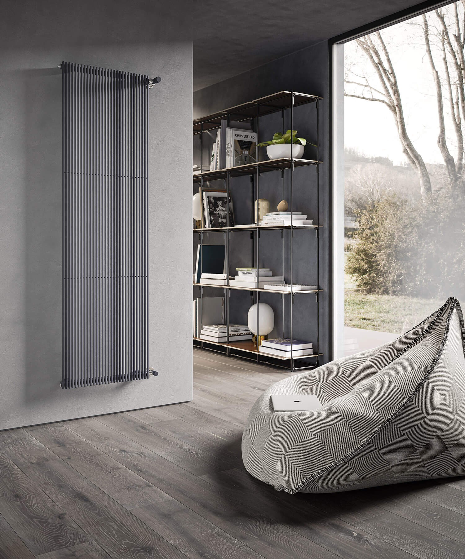 Calorifer Decorativ Vertical  IRSAP  Arpa 12  1820x580 Alb   Italia