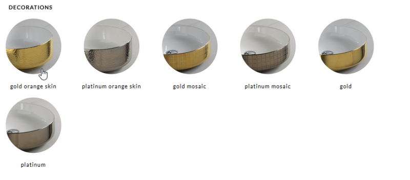 Lavoar pe blat Cognac 48  Artceram Italia