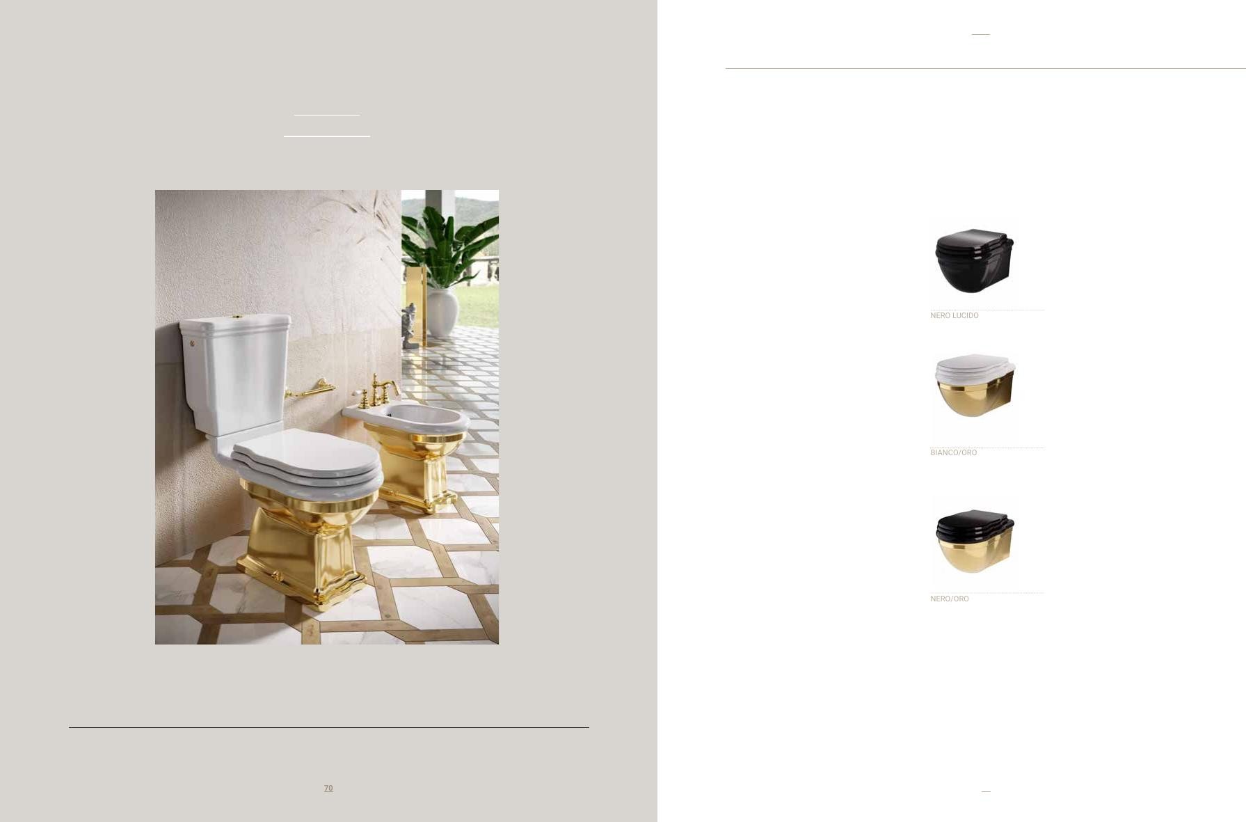 Set vas wc  monobloc  Hermitage  cu rezervor + capac soft-close Artceram Italia