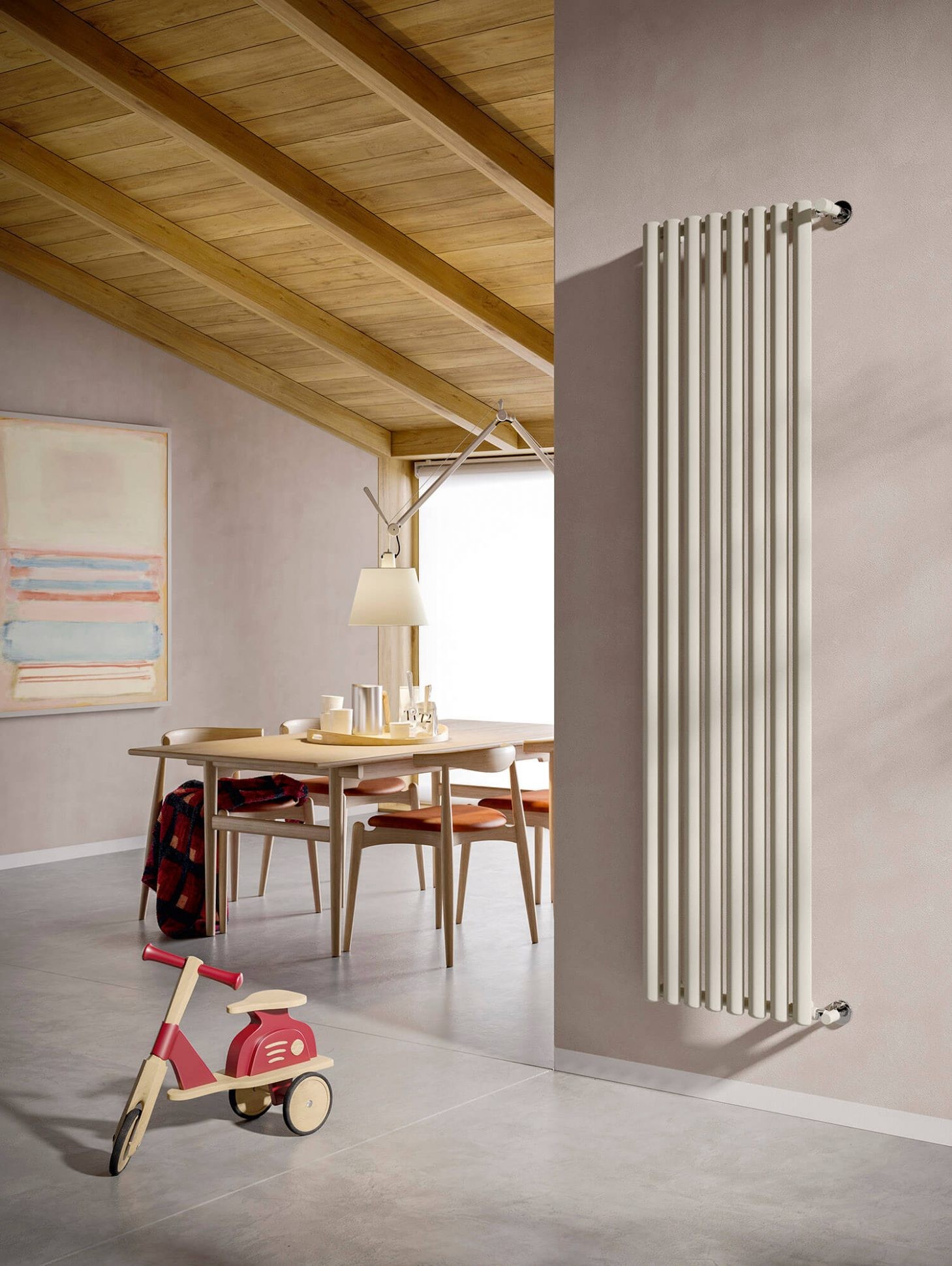 Calorifer Decorativ Vertical   IRSAP Ellipsis_V 2020x480  Alb  Italia