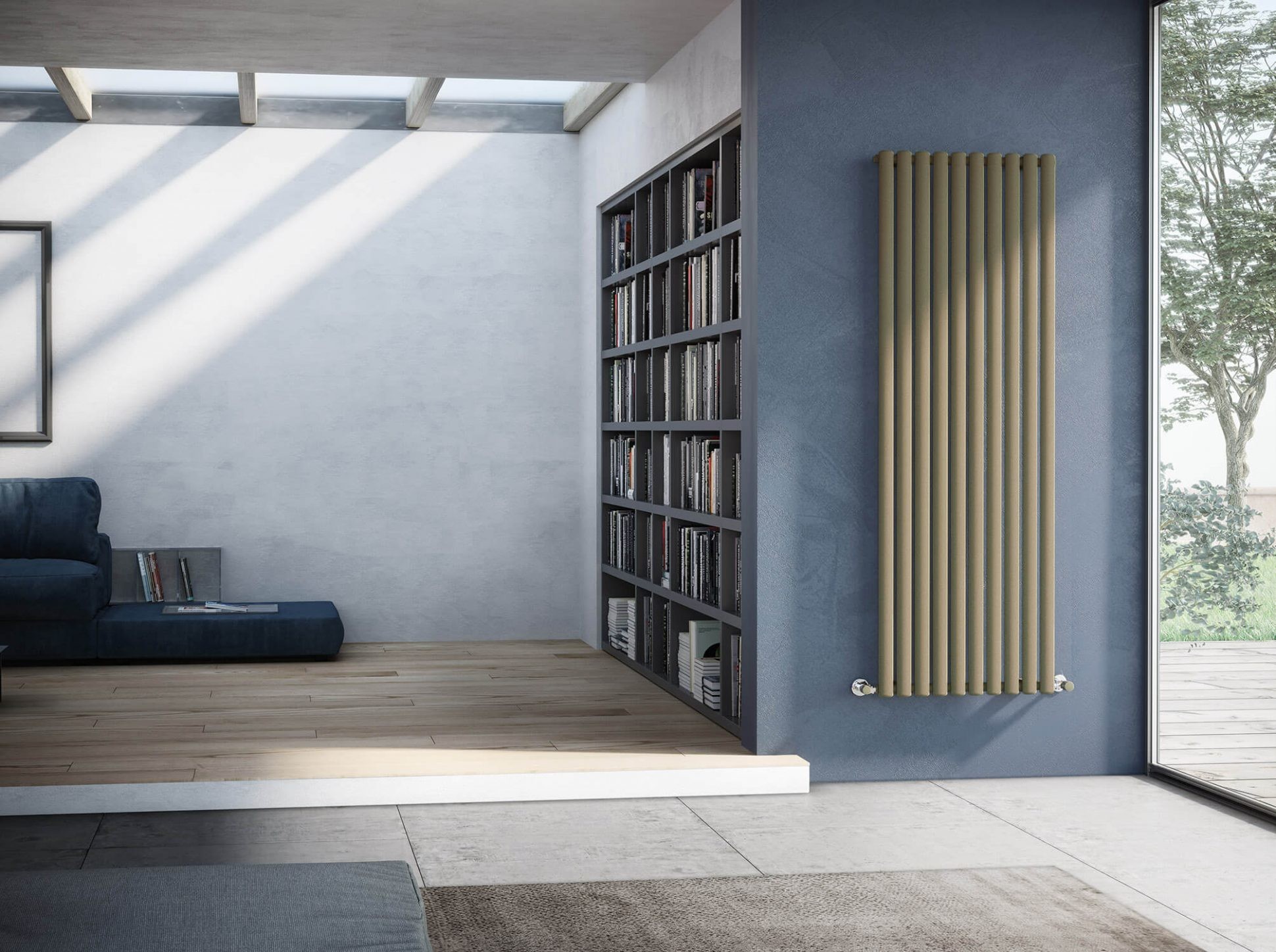 Calorifer Decorativ Vertical   IRSAP Ellipsis_V 2020x480  Alb  Italia