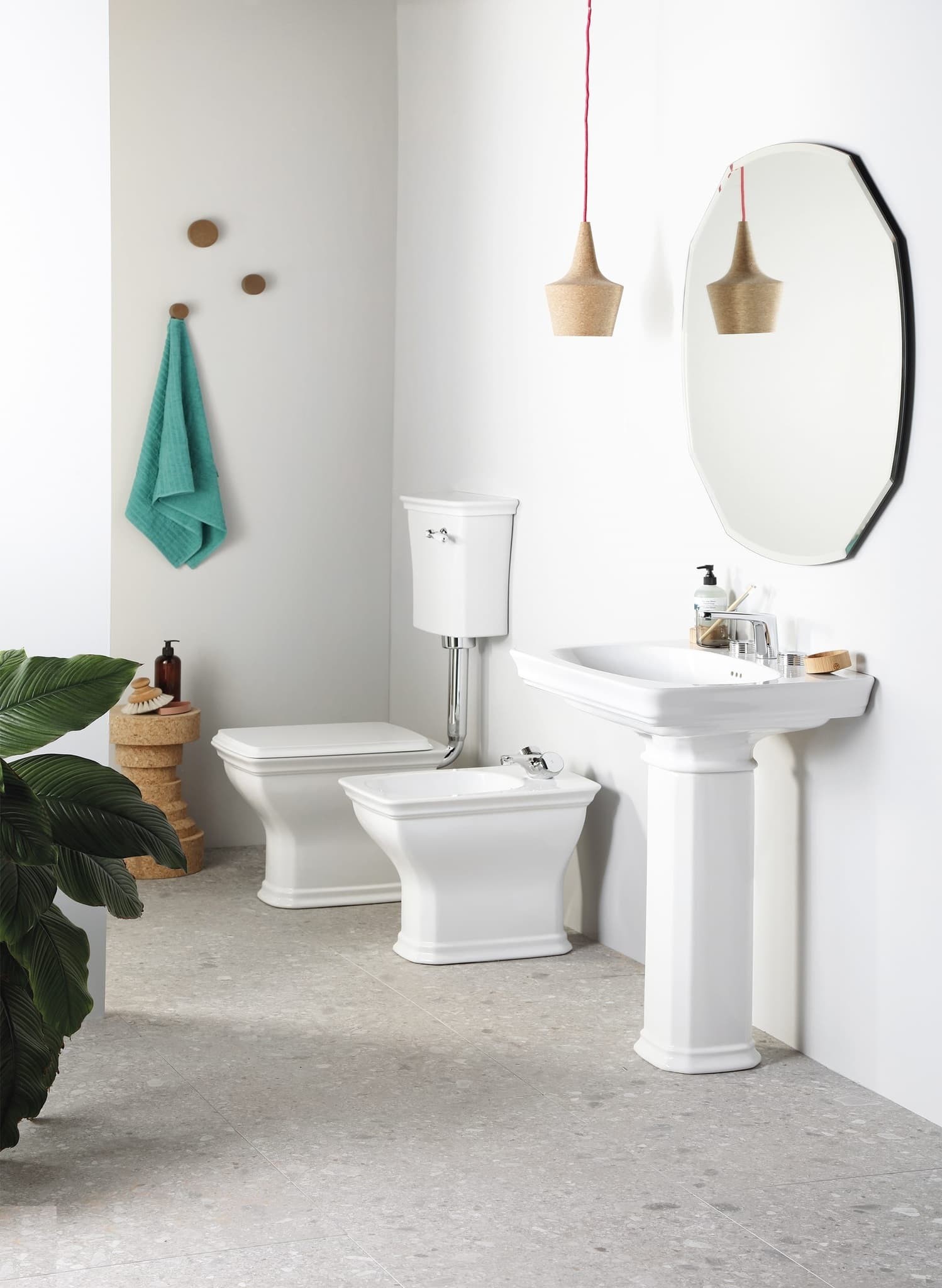 Lavoar 68/50 Civitas  + picior  Artceram Italia