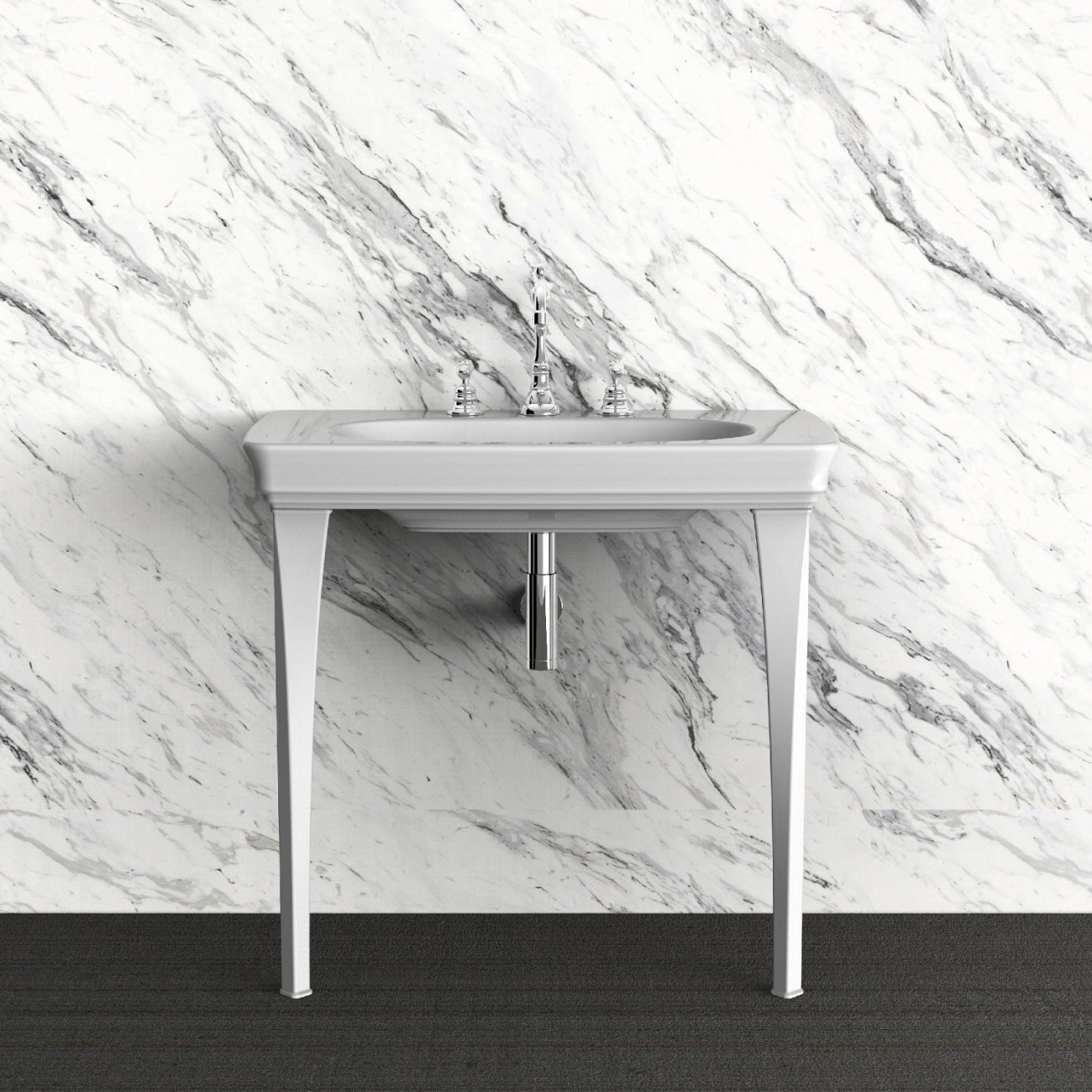 Lavoar 90/50 Civitas  + picior  Artceram Italia