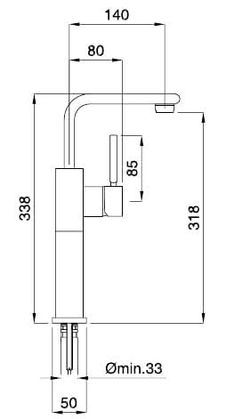 Baterie lavoar Stone Bugnatese Italia