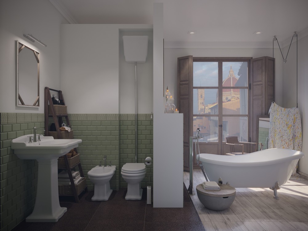 Cada retro freestanding 170/80 Hermitage  Artceram Italia