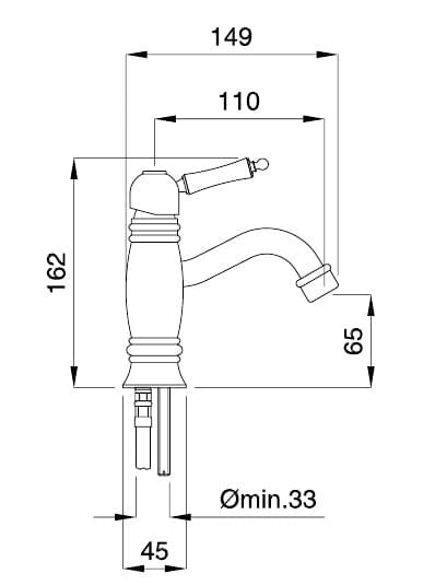 Baterie lavoar   Oxford crom   Bugnatese Italia