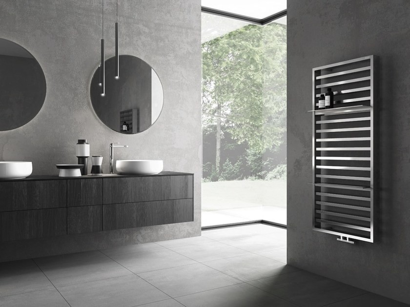 Calorifer Decorativ IRSAP  It Is 1208x500 Cromat Sau Negru Cromat   Italia