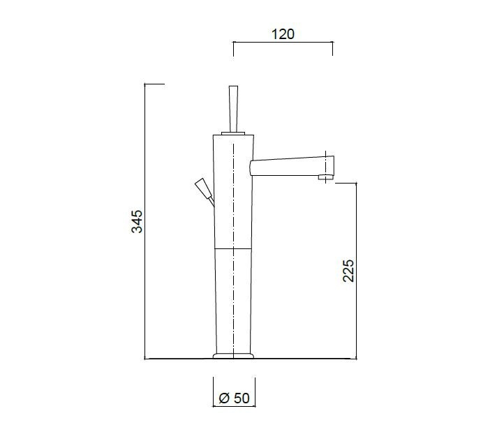 Baterie lavoar Quarck crom Giulini Italia