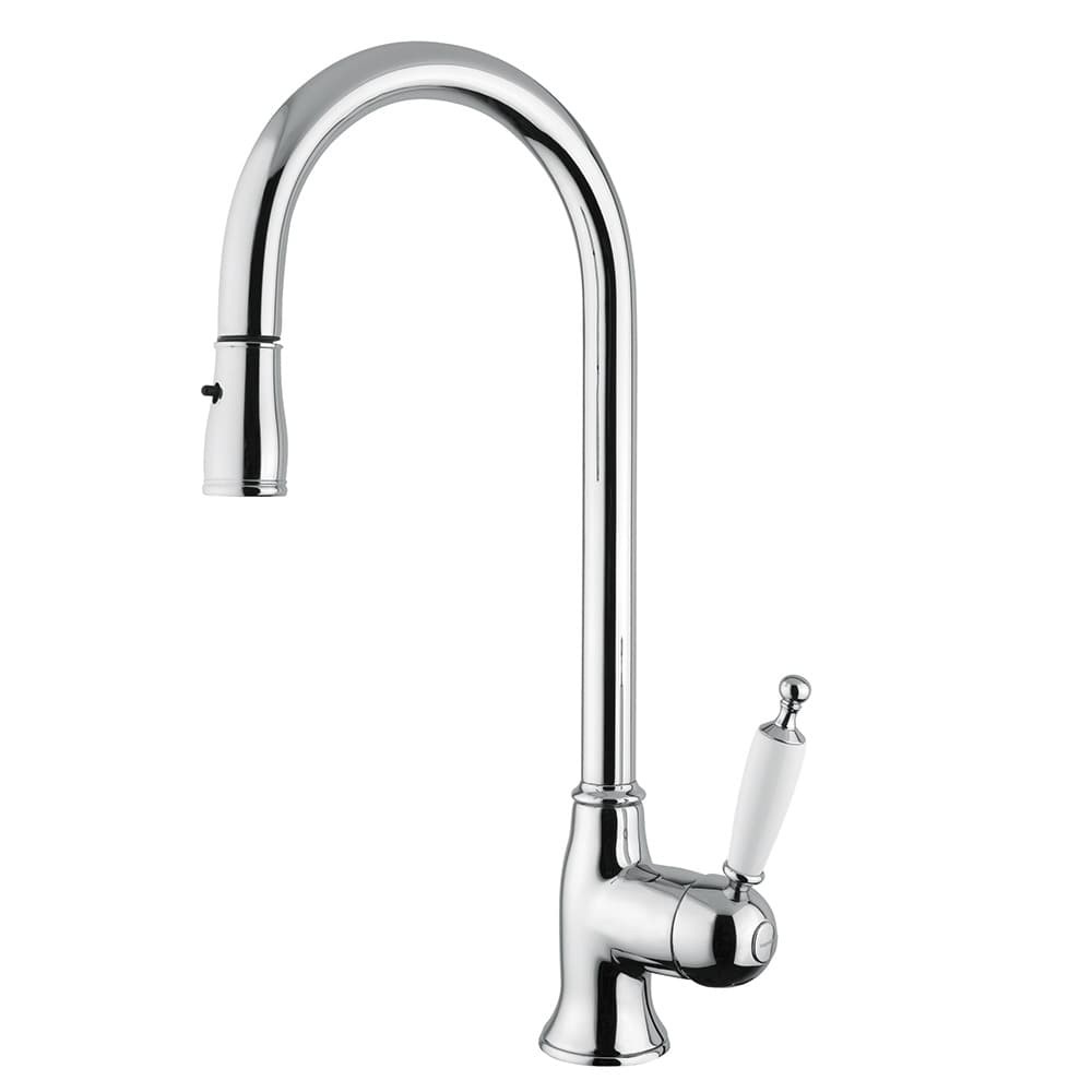 Baterie bucatarie extractabila crom Oxford Bugnatese Italia