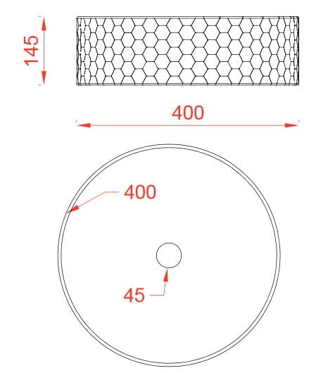 Lavoar pe blat  Esagono 40   Artceram Italia