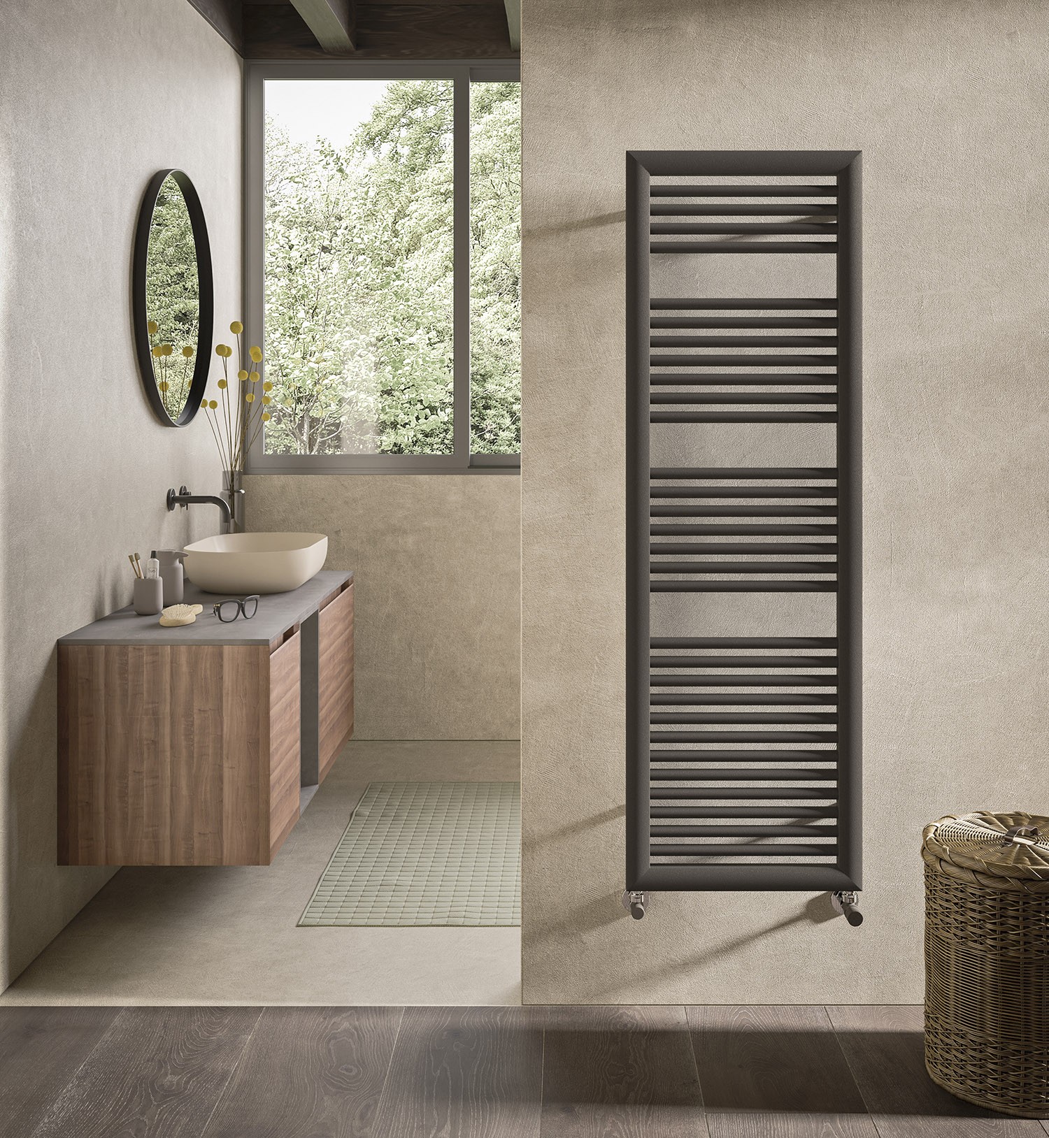 Calorifer Baie IRSAP Novo Cult 1567x500 Alb  Italia