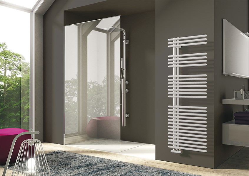 Calorifer Baie Decorativ IRSAP  Funky S 1455x500 Alb Italia