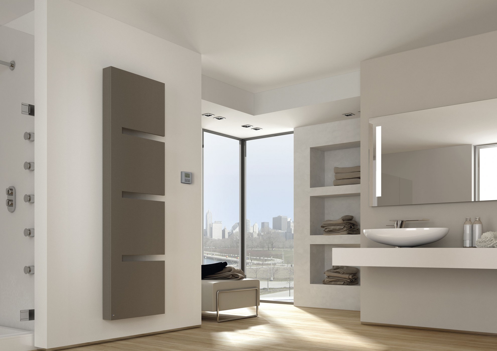 Calorifer Decorativ IRSAP  Sequenze Electric  1735x500 Alb  Italia