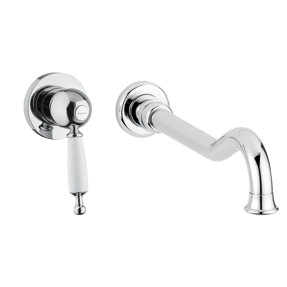 Baterie lavoar  din perete Oxford crom  Bugnatese Italia